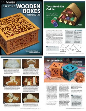 Обложка к Создание деревянных шкатулок при помощи лобзика