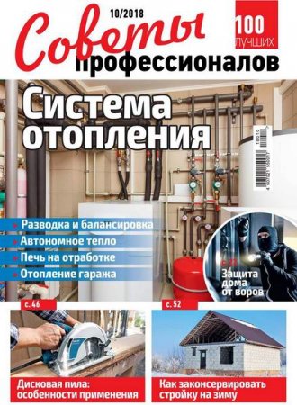 Обложка к Советы профессионалов №10 (октябрь 2018)